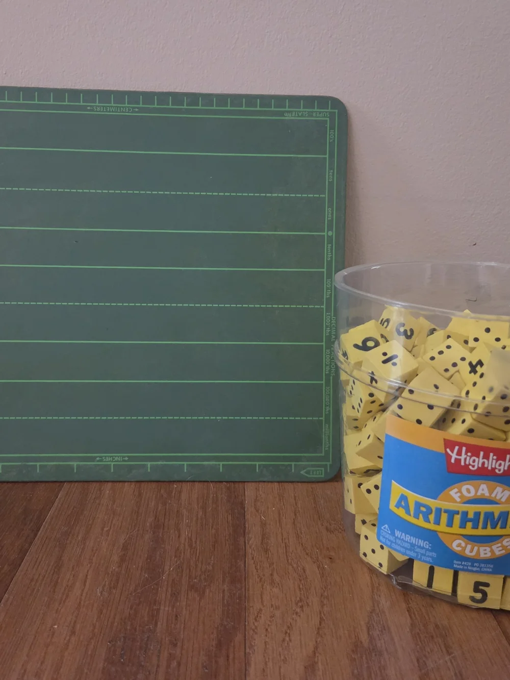 Foam Arithmetic Cubes, Multiplication & Division- Math Learning Set